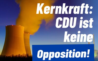 Ausstieg mit FDP durchgesetzt – Kernkraft: CDU ist keine Opposition
