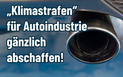 EU-Kommission gewährt wohl Aufschub – „Klimastrafen“ für Autoindustrie gänzlich abschaffen