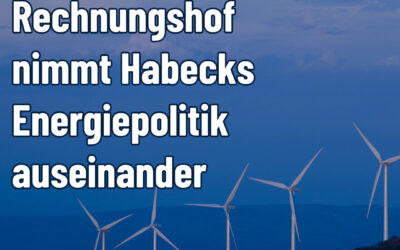 Minister reagiert trotzig und uneinsichtig – Rechnungshof nimmt Habecks Energiepolitik auseinander