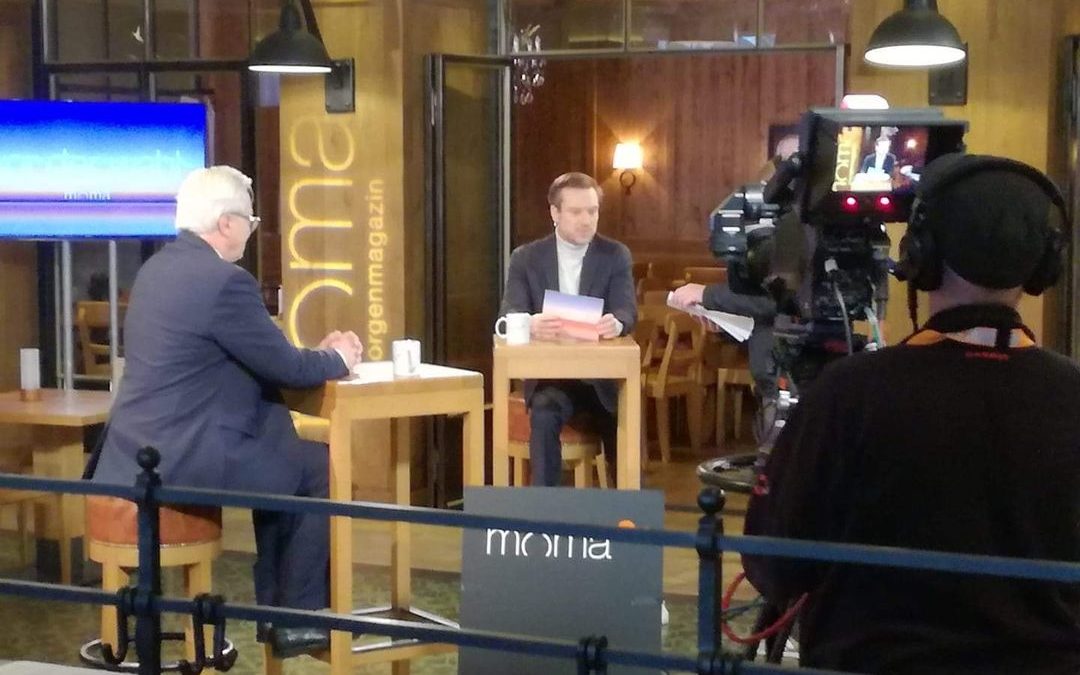 Heute Interview mit dem ZDF Morgenmagazin zur frühen Stunde mit dem Spitzenkandidaten Bernd Gögel